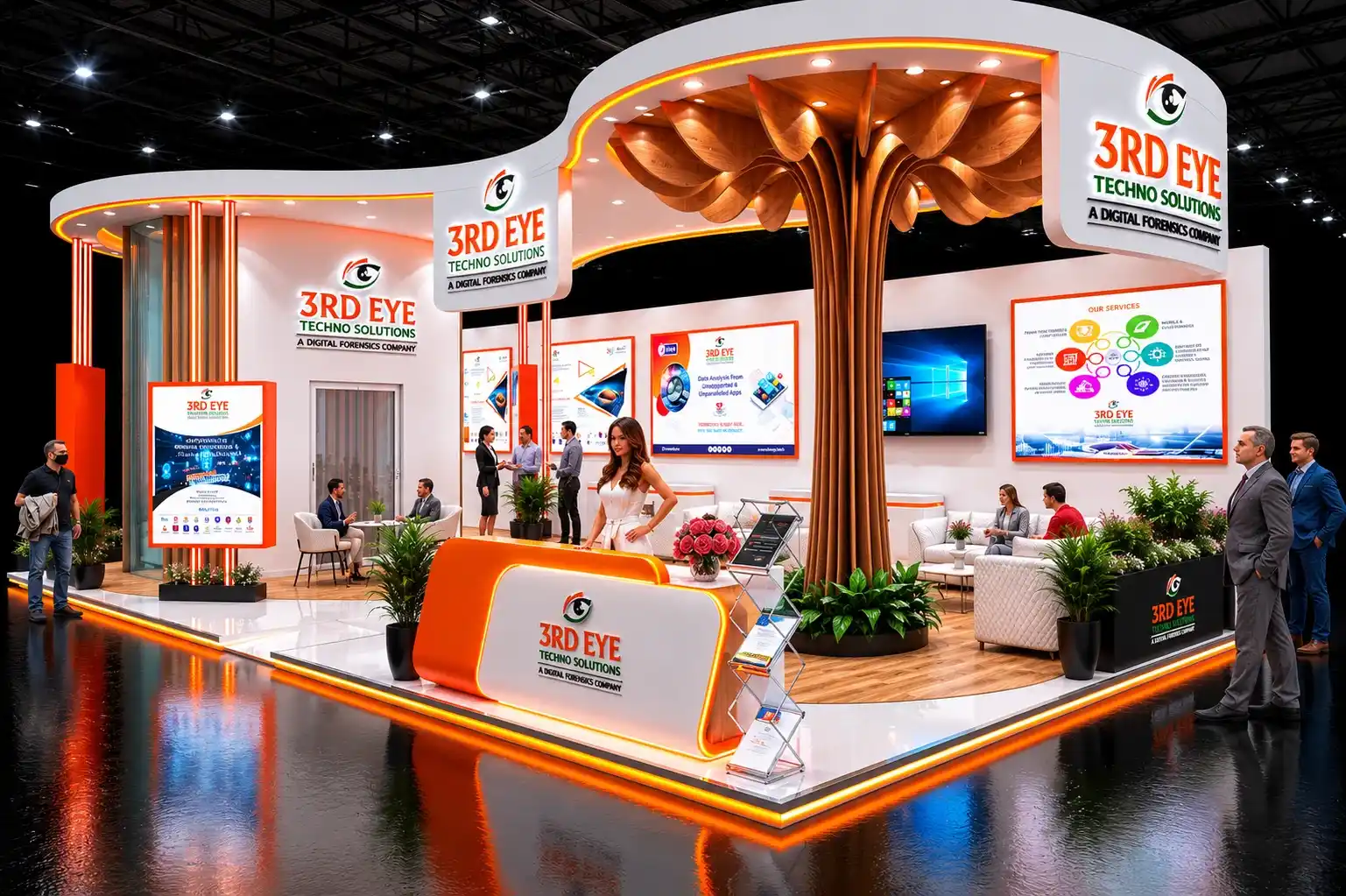 Exhibition stand photo