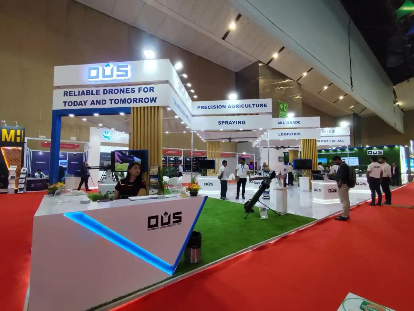 Exhibition stand photo